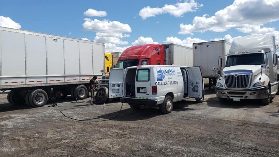 Bamrah Truck Repair Shop Bay